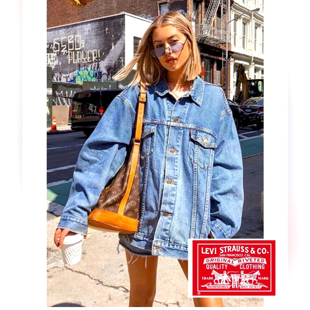 Levi Strauss 90’s Trucker Baggy Jean Jacket